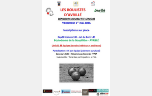 Concours DOU Seniors 01/05/2026