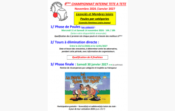 4eme Championnat interne T à T