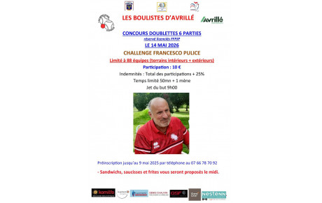 Challenge Francesco Pulice 14/05/2026