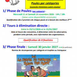 4eme Championnat interne T à T